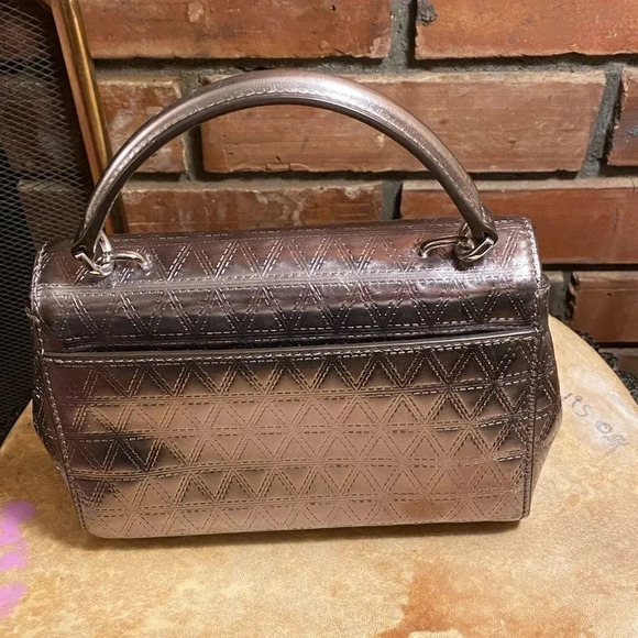 Michael Kors Top Handle Mini Leather Satchel - Picture 7 of 15